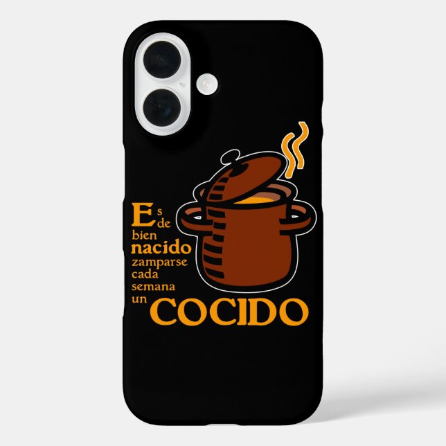 Cocido iPhone 16 Hülle (Rückseite)