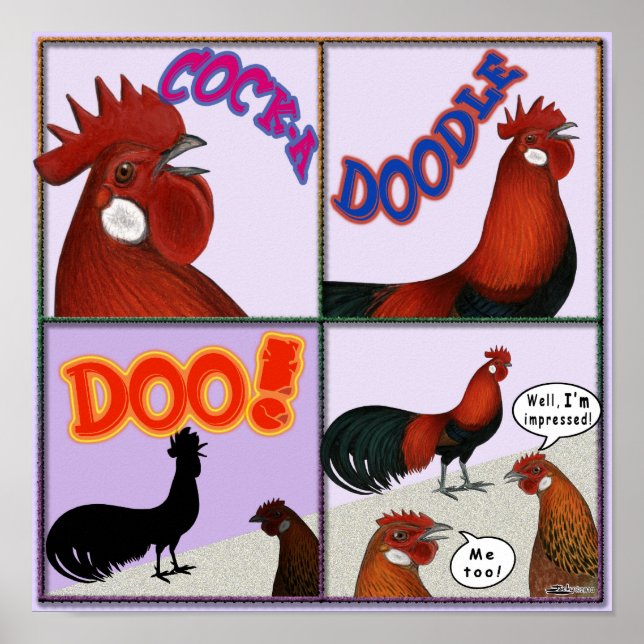 Cock-A-Doodle-Doo! Poster (Vorne)
