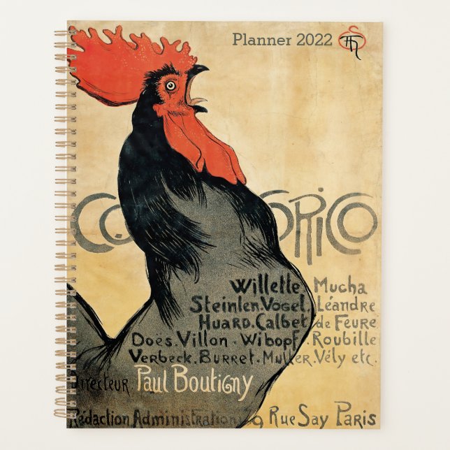 Cock-a-Doodle Doo, Rooster, Huhn, Poster Art Planer (Vorderseite)