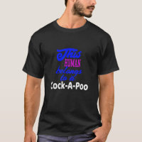 Cock-A-Poo-Hundeshirt Poodle Cocker Spaniel