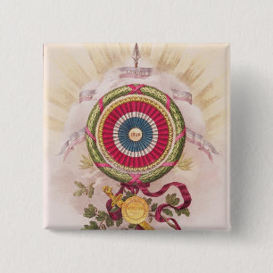 Cockade, Emblem von 1848 Button
