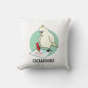 Cockadoodle Funny Cockatoo Pub Kissen