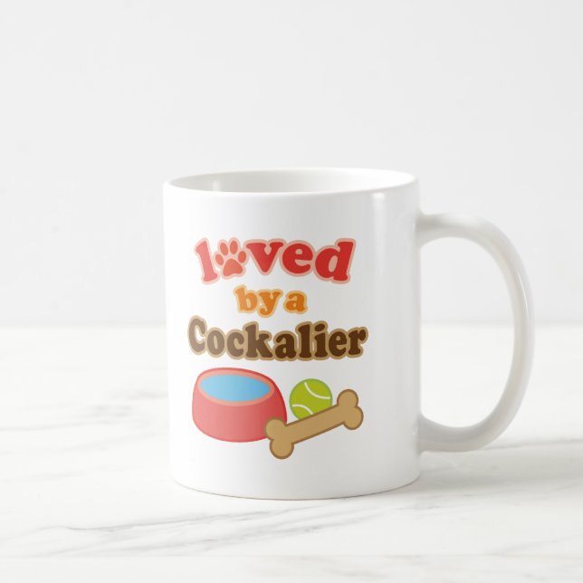 Cockalier Hundezucht-Geschenk Kaffeetasse (Rechts)