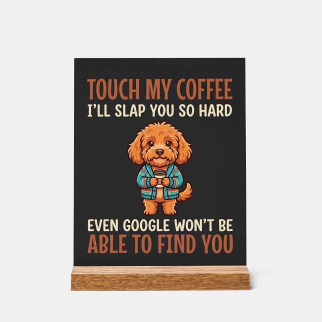 Cockapoo Amusant Amateur de Café (Recto)
