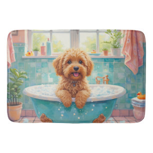 Cockapoo-Badzeit Süße Badezimmer-Dekoration Badematte