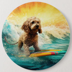 Cockapoo Beach Surfgrafik Button