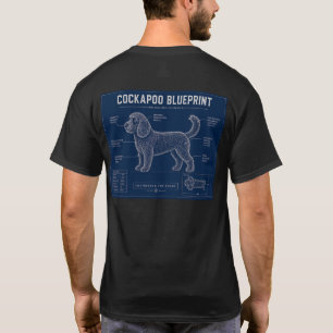 Cockapoo Blueprint T-Shirt – Lustiges Geschenk für