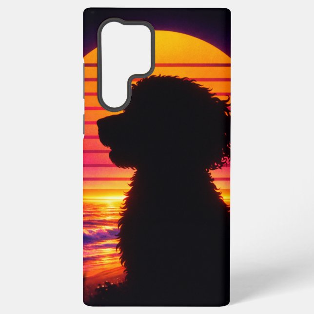 Cockapoo Case - Retro Cockapoo Dog Lover Gift Samsung Galaxy Hülle (Rückseite)