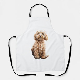 Cockapoo Cavoodle Labradoodle Niedlicher Welpenhun Schürze