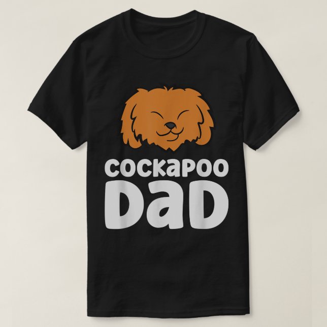 Cockapoo Dog Papa Cockapoo Dad  T-Shirt (Design vorne)