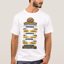 Cockapoo-Eltern-Rangsystem Lustiges Besitzer-Gesch T-Shirt