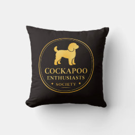Cockapoo-Enthusiasten-Gesellschaft Kapuzenpullover Kissen