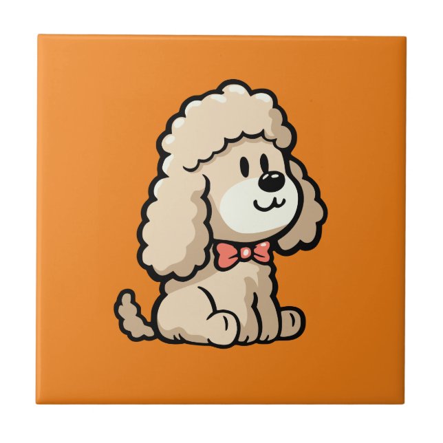 Cockapoo Fliese (Vorderseite)