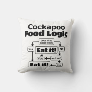 Cockapoo Food Logic Kissen