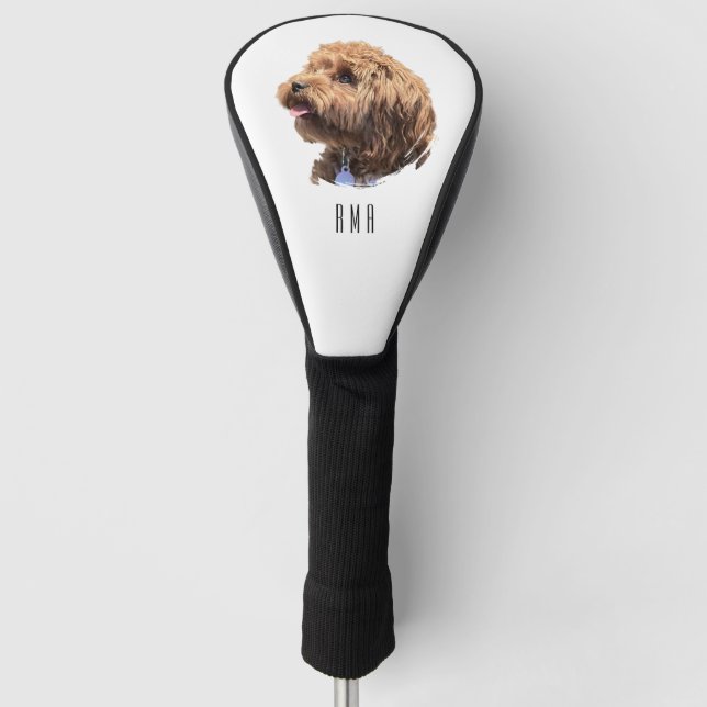 Cockapoo Golf Headcover (Vorderseite)