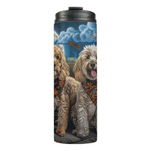 Cockapoo Halloween Spooky Thermosbecher