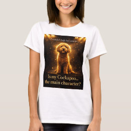 Cockapoo-Hauptcharakter-Shirt Lustiges Hundegesche T-Shirt