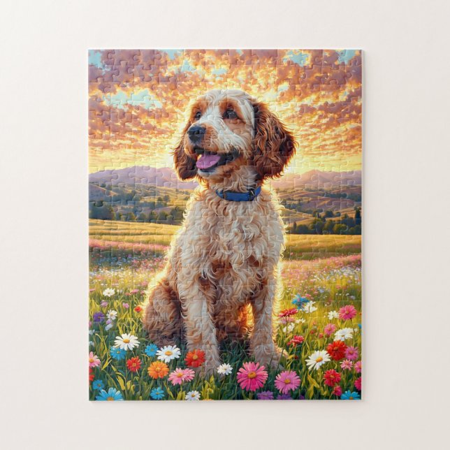 Cockapoo Hund (Vertikal)