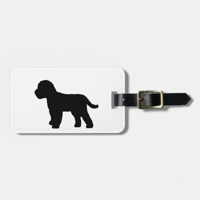 Cockapoo Hund Gepäckanhänger (Vorderseite horizontal)