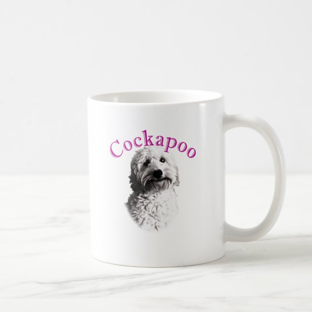 Cockapoo Hund Kaffeetasse (Rechts)