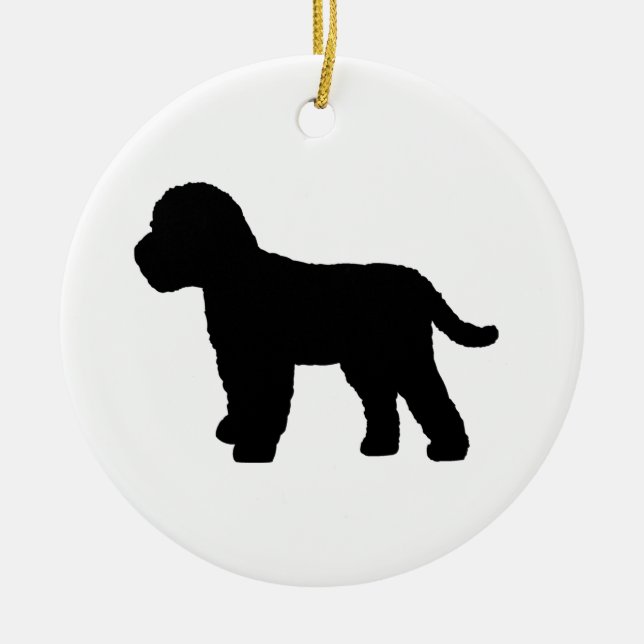 Cockapoo Hund Keramikornament (Vorne)