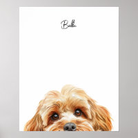 Cockapoo-Hund personalisierter Druck