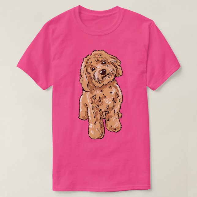 Cockapoo Hund T-Shirt (Design vorne)
