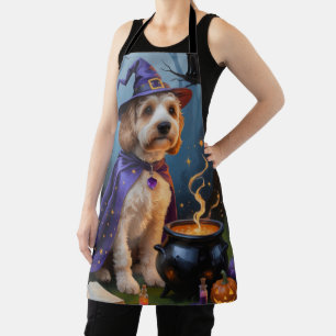 Cockapoo-Hund - Whimsical Halloween-Malerei Schürze