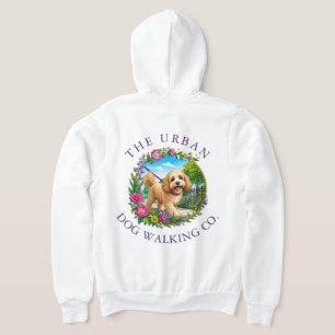 Cockapoo-Hundeausführer Custom-Logo-Reißverschluss Hoodie