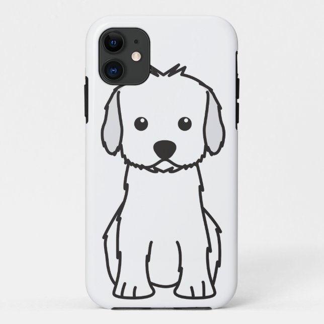 Cockapoo HundeCartoon Case-Mate iPhone Hülle (Rückseite)