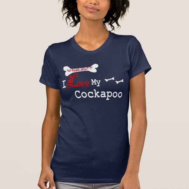 Cockapoo (I Liebe) Bekleidung T-Shirt (Vorderseite)