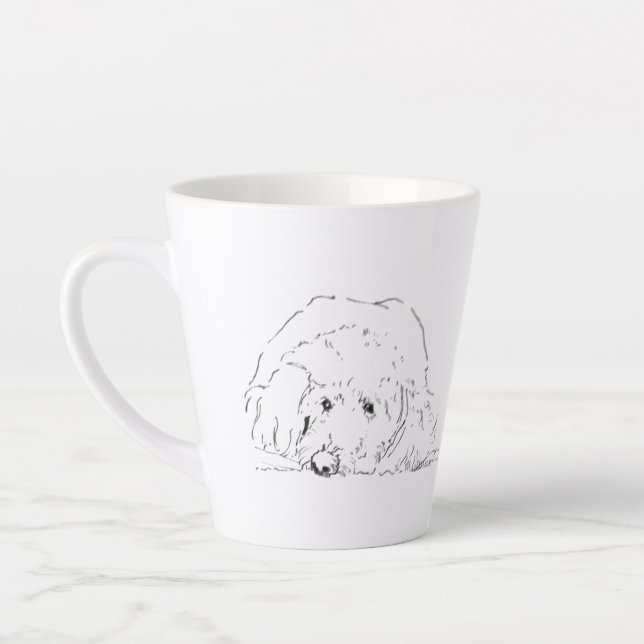 Cockapoo-Kaffeetassen, Geschenkideen für Hundebesi Milchtasse (Links)
