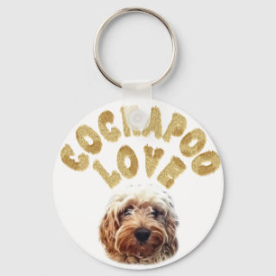 Cockapoo-Liebe Schlüsselanhänger