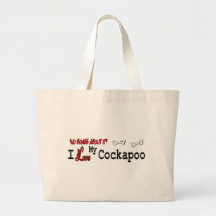 Cockapoo Liebhaber-Geschenke Jumbo Stoffbeutel