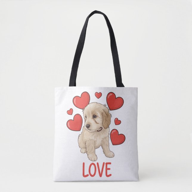 Cockapoo Love Tasche (Vorderseite)