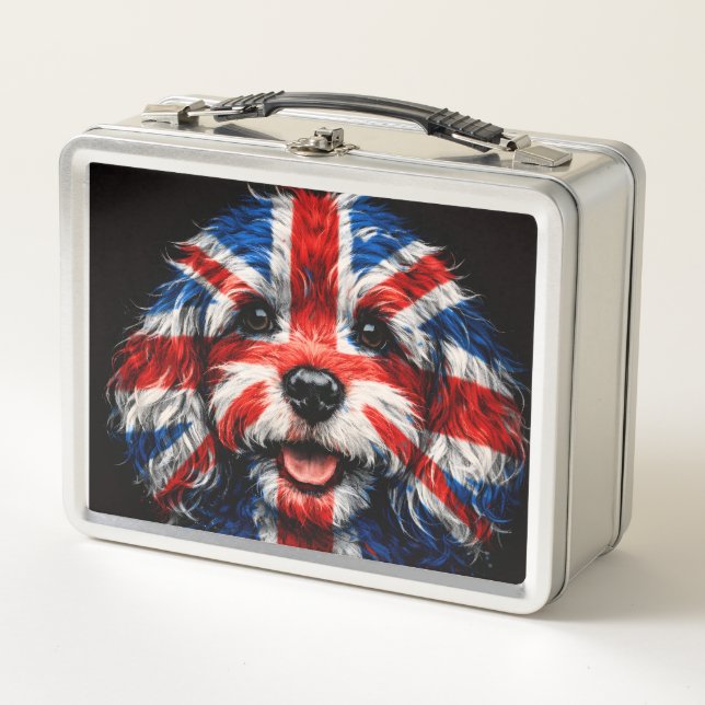 Cockapoo Lunchbox UK Dog Gift (Vorderseite)
