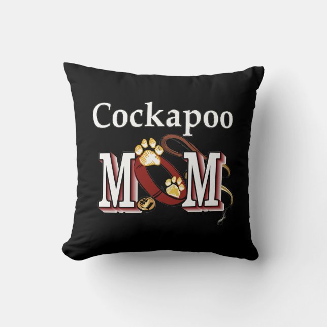 Cockapoo Mama Geschenke Kissen (Vorderseite)