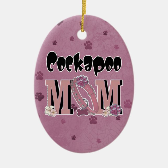 Cockapoo MAMA Keramikornament (Vorne)