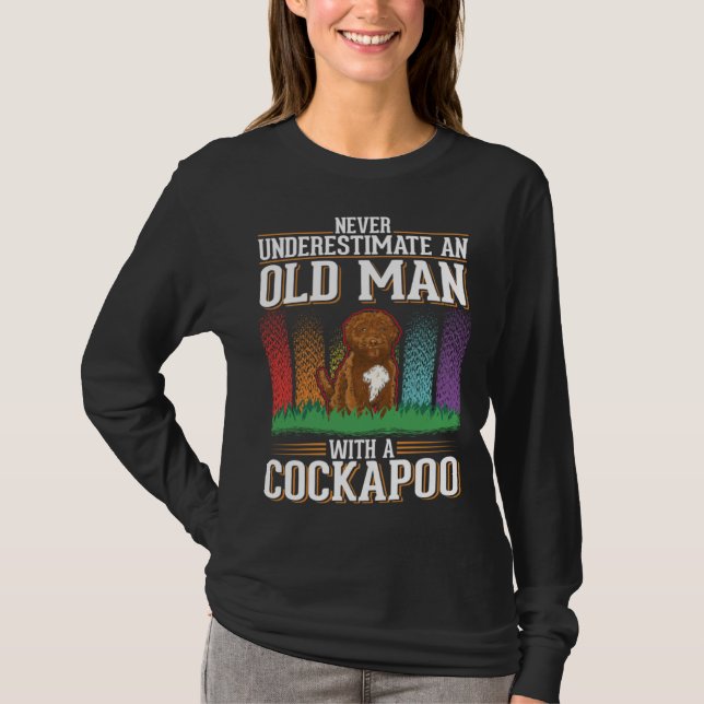 Cockapoo Old Man T-Shirt (Vorderseite)