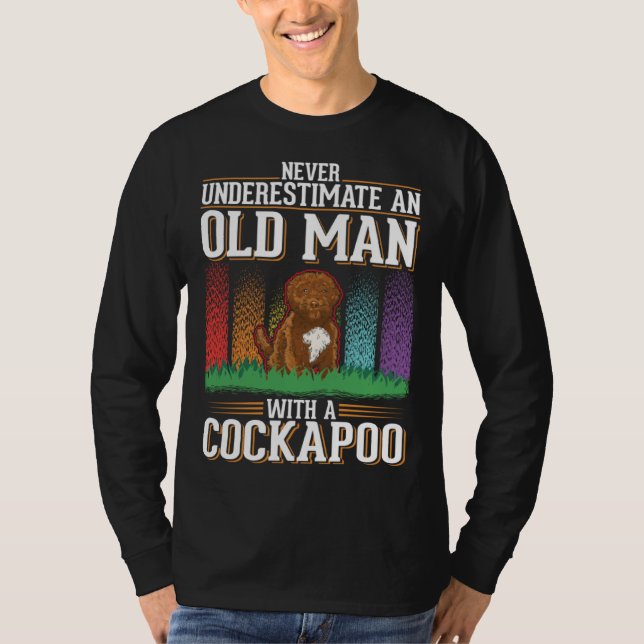 Cockapoo Old Man T-Shirt (Vorderseite)