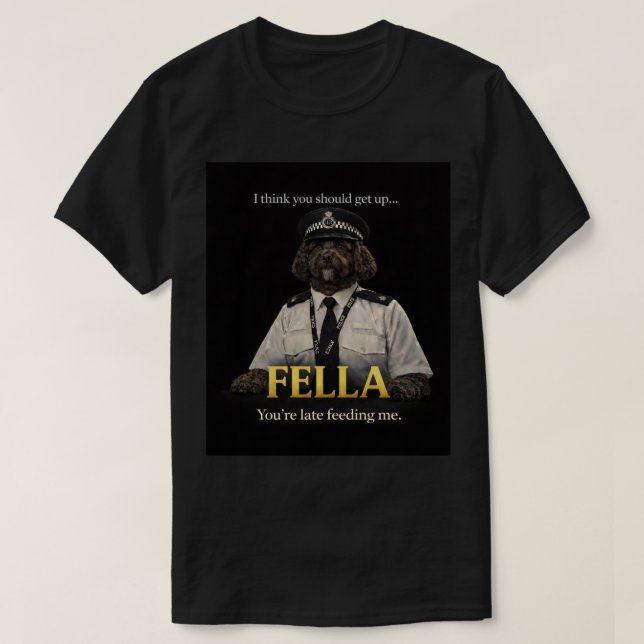Cockapoo Polizist Fella Shirt | Lustiges Geschenk  (Design vorne)