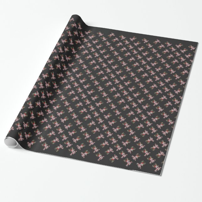 Cockapoo Reinbeer für Weihnachten Geschenkpapier (Ungerollt)