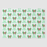Cockapoo Silhouette Red Christmas Dog & Bow White Seidenpapier<br><div class="desc">Cockapoo Silhouette Hund rotes Weihnachtspapier abstraktes Muster und grüner Bogen auf Weißpapier. Ersetzen Sie das glückliche Weihnachten durch alles,  was Sie mögen. Machen Sie Ihr Geschenk zu einer fröhlichen Feier des besten Freundes des Menschen!</div>