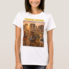 Cockapoo Stonehenge T-Shirt Lustiges Hundegeschenk