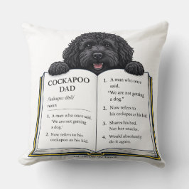 Cockapoo-Vater-Definition Geschenk Kissen