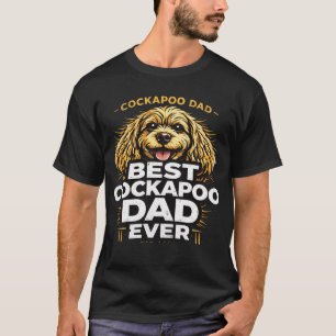 Cockapoo-Vater-Shirt Bestes Hunde-Vater-Geschenk T-Shirt