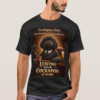 Cockapoo-Vater-Shirt | Lustiges Hunde-Pub-Geschenk T-Shirt