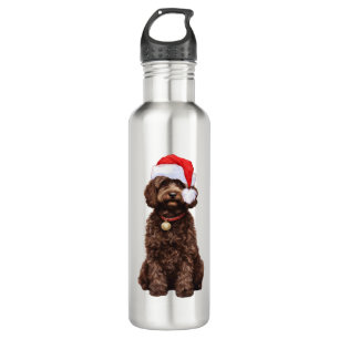 Cockapoo Weihnachten Edelstahlflasche