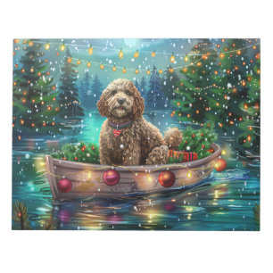 Cockapoo Weihnachtliche Reise Notizblock