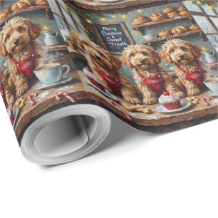 Cockapoo Weihnachtsbäckerei Süße Leckereien Feiert Geschenkpapier